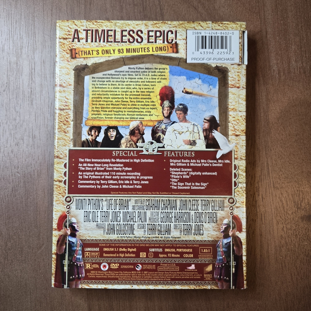 Monty Python's Life of Brian DVD Set - Picture 3 of 9